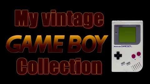 OTW collection room tour part 2 Game boy cib