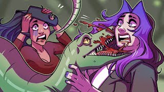 IF YOU MOVE, YOU DIE | Oakwood - Jurassic Park Inspired Horror Game