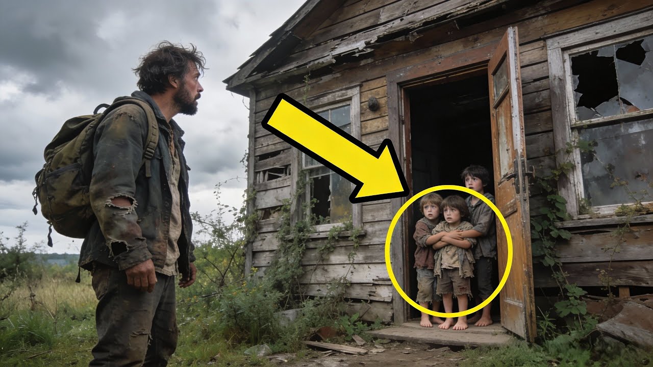 NADIE VISITABA ESA CASA VIEJA… HASTA QUE ÉL MENDIGO ENCONTRÓ A ESTOS NIÑOS AHÍ
