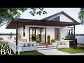 Simple and Elegant Modern Bungalow House Design Low Budget | 3-Bedroom