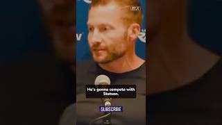 Is Rams HC Sean McVay upset about the decision drafting QB Ty Simpson at 13? 🤔 #shorts