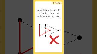 Math Challenge | Connect all dots without lifting your pen! 🤯 Math Challenge | Connect all dots without lifting your pen! 🤯