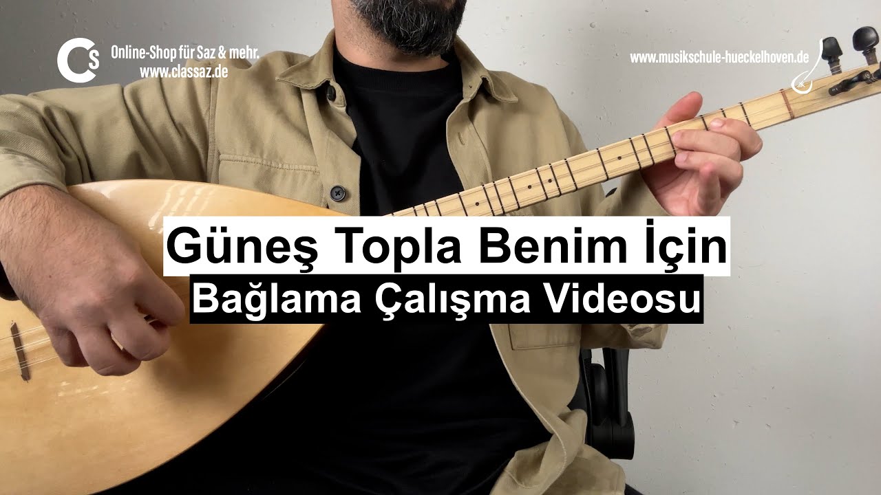 Güneş Topla Benim İçin | Bağlama Çalışma Videosu | Üst Seviye | | Nota | Solfej | Bona | DoReMi