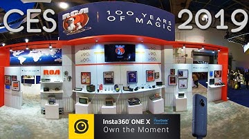 RCA 100 Years of Music at #CES2019 Google Maps Style Walkthrough with the Insta360 One X