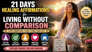 21 Days Healing Affirmations for Living Without Comparison | Stop Comparing Yourself & Find Peace