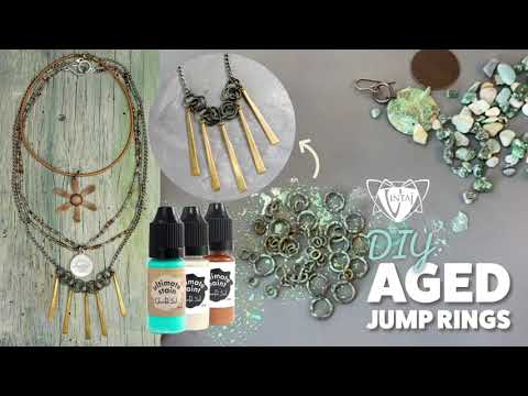 Add permanent color and aged effect to jump rings