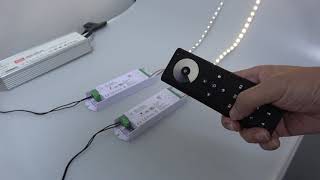 Single Color RF Remote SR-2819DIM Operation Instructions Controller Receiver Instructions Rf Single Color