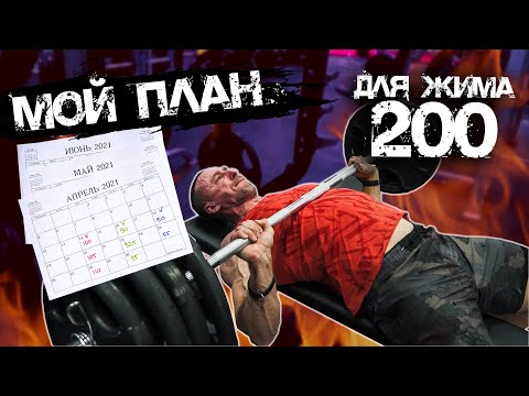 Мой план для жима 200 кг! Разбор цикла тренировок с упражнениями!