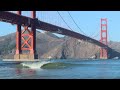 Surfing under California's GOLDEN GATE BRIDGE! [RAW]