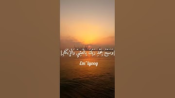 القارئ سعد الغامدي - {فاصبر إن وعد الله حق واستغفر لذنبك وسبح بحمد ربك بالعشي والإبكار} {سورة الروم}