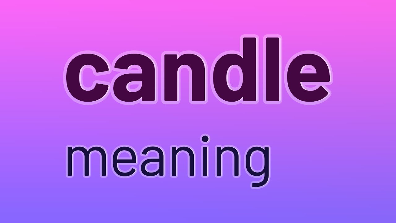 Candle 84 English Vocabulary Flashcards YouTube