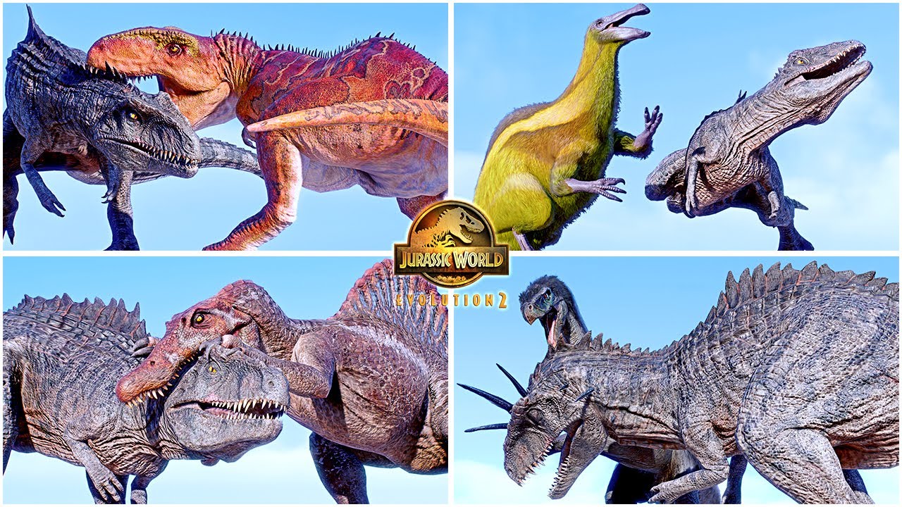 Dominion Giganotosaurus Death Animations by All Dinosaurs in San Marie 🦖 Jurassic World Evolution 2