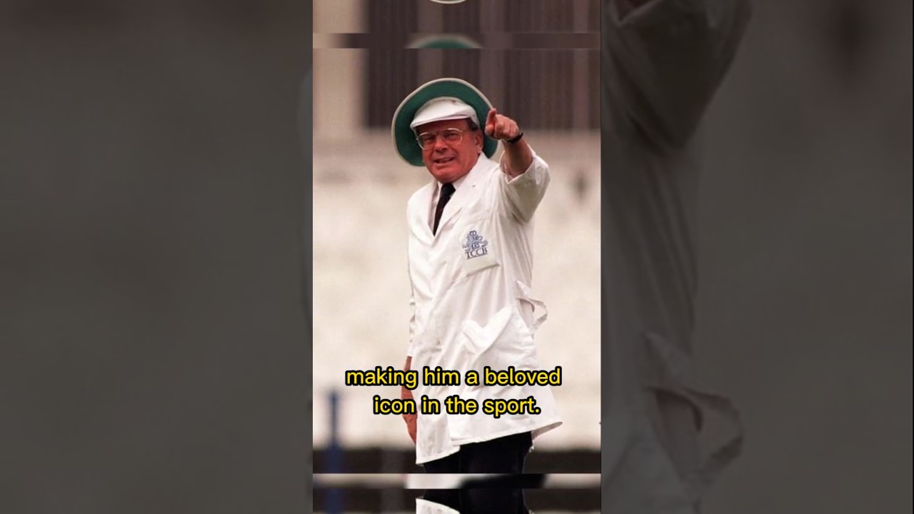 Скорбящие собрались на похоронах легендарного судьи по крикету Дики Берда после его смерти в возр...