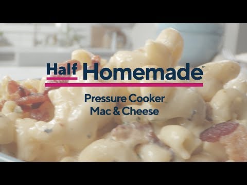 6-Minute Pressure Cooker Mac & Cheese | Half Homemade