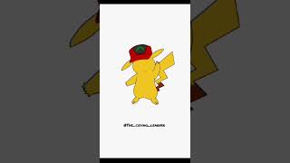 Pikachu Using Turtle Python Programming ✨️ (Check Description) #shorts #python #pythonprogramming