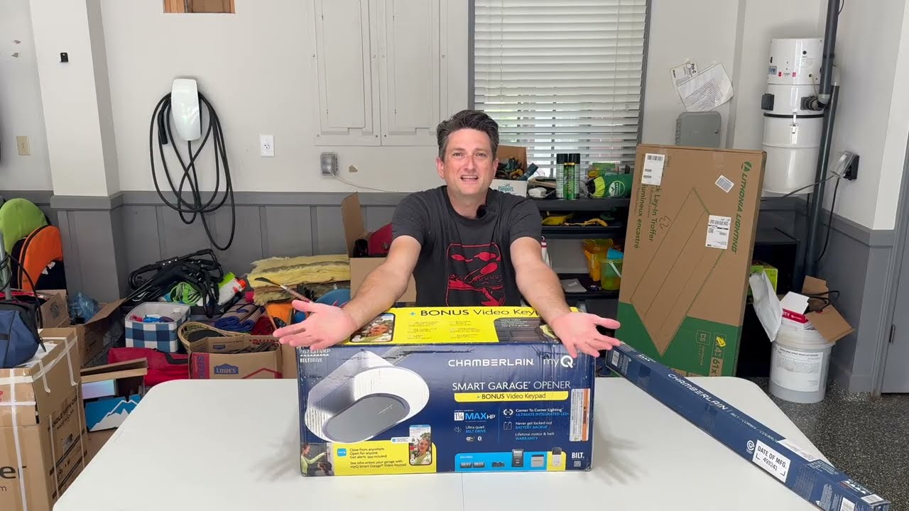 Installing a Chamberlain Smart Garage door Opener