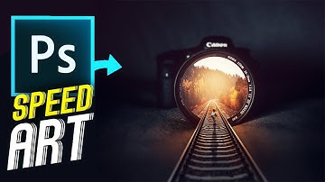 Rails Inside Illution Photo Manipulation Photoshop Tutorial (2020)