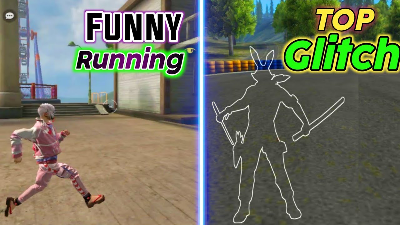 Free Fire Funny Running Trick | Top 3 Tricks In Free Fire | Free Fire Latest Tricks | Free Fire Bugs