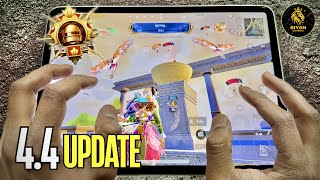  NEW 4.4 UPDATE Gameplay on iPad Pro 🤯🔥 120 FPS 6 Finger Claw PUBG Mobile / BGMI 