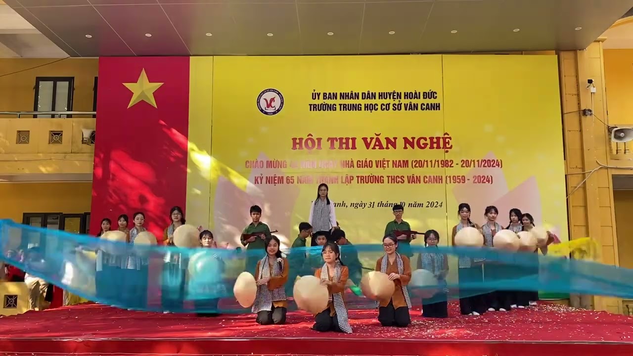 Hoạt cảnh nhà giáo cách mạng - Chi đội 9A1 trường THCS Vân Canh (2024-2025)