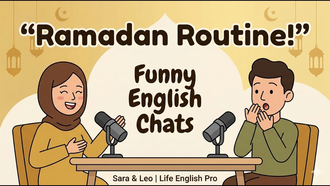 Sara's Hilarious Ramadan Routine Revealed! Learn English Through Fun Chats with Leo | Life English