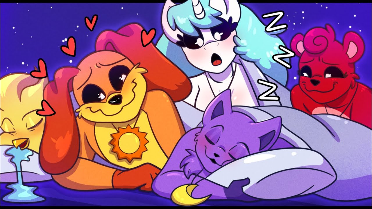 CatNap Sleeps With DogDay x CraftyCorn | Poppy Playtime Chapter 3