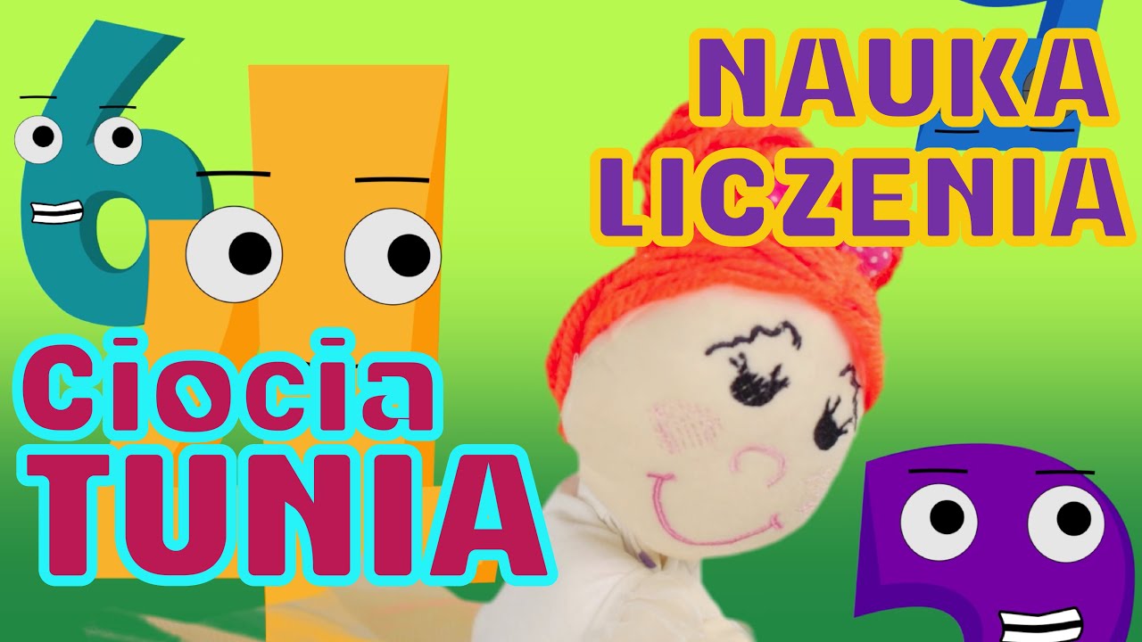 NAUKA LICZENIA  Piosenki DLA DZIECI  Ciocia TUNIA  TuniaTv