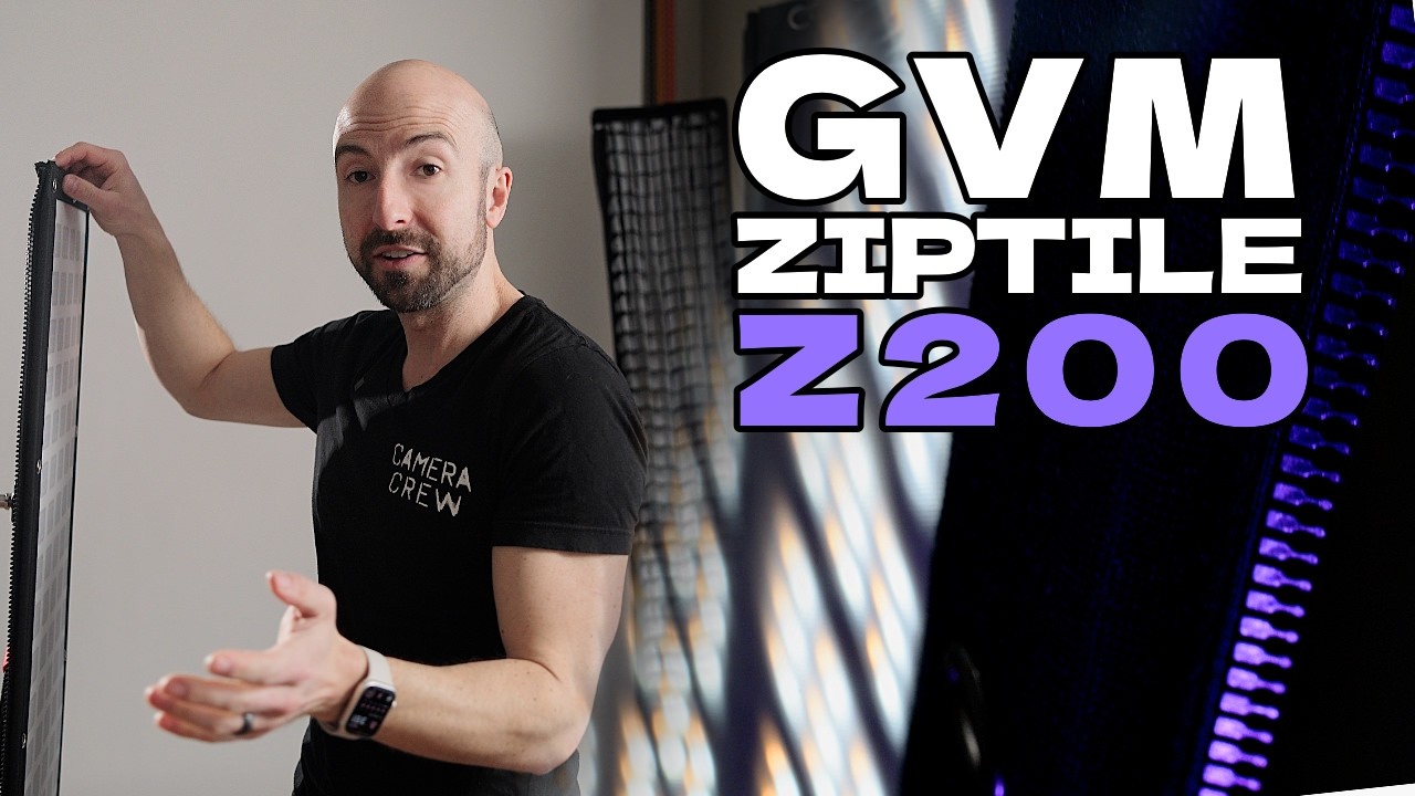 A Powerful Flat Light With ZIP - GVM Ziptile Z200 Light Panel