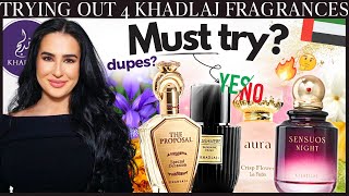 #chattyReviews ✨TRYING OUT 4 KHADLAJ fragrances - Sensuous Night, The Promise Special Ocassion &amp;more