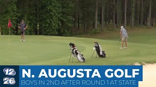 North Augusta golfers in second after round 1 at state