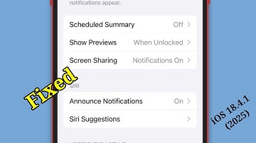 iOS 18.4.1 Announce Notifications Option Missing on iPhone? Here
