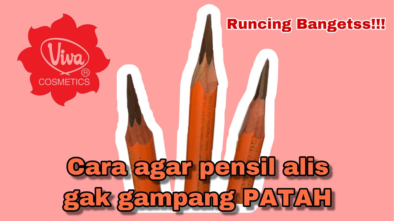 TIPS AGAR PENSIL ALIS TIDAK MUDAH PATAH | TUTORIAL MERUNCINGKAN PENSIL ALIS by Makeupbywilly