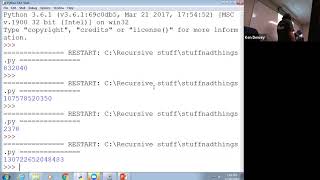 CIT 1203 Script Programming Recursion Part 2 Recording Fall 2018