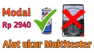 Cuma modal 3000 rupiah, bisa buat multitester sederhana.!