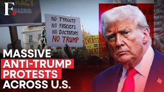 картинка: Массовые протесты против Трампа охватили США, президент ответил видео с искусственным интеллектом...