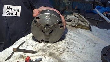 HS108 Pratt 5in scroll chuck clean up