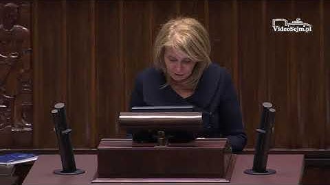 Barbara Dolniak - wystąpienie z 6 grudnia 2017 r.