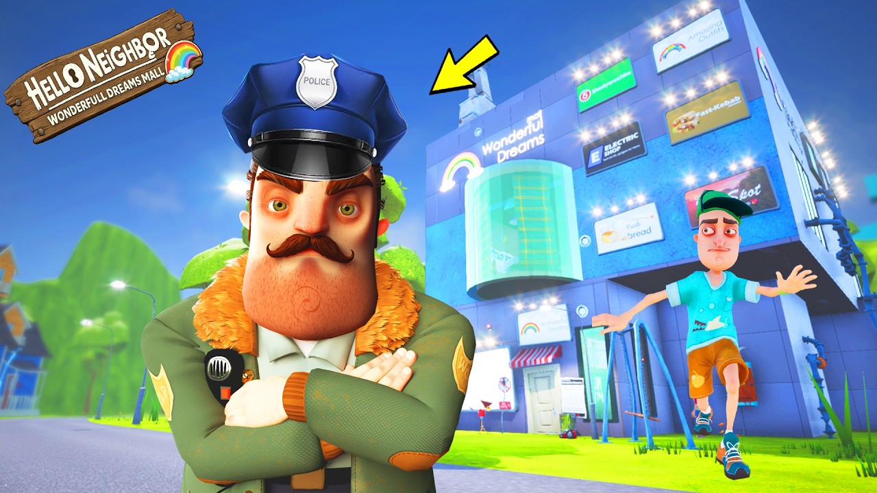 SHOPPING is IMPOSSIBLE in THIS MALL 😱 Hello Neighbor Mall Mod