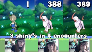 BACK TO BACK SHINY ABSOL + 1 ENCOUNTER TYROUGE
