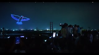 Gandhi Jayanti 400 Drone Show | Mahabubnagar, Telangana | BotLab Dynamics