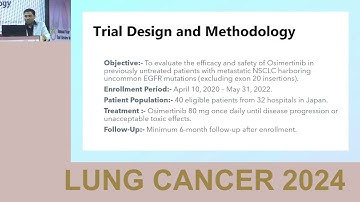 UNICORN Trial: 1L Osimertinib in NSCLC With Uncommon EGFR Mutations | Phase 2 Results
