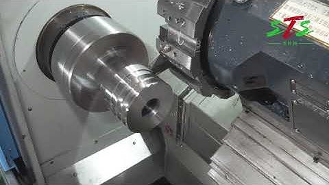 Great job of turning process by servo turret CNC machine model  ST52|turning and milling machine