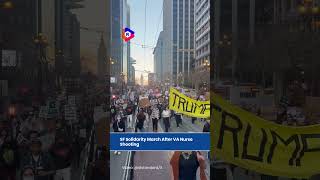 SF Solidarity March After Federal Agents Fatally Shoot VA Nurse Alex Pretti in Minneapolis.