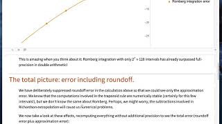 Demonstration of Romberg Integration