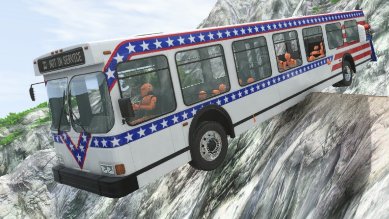 Cars vs Cliff Roads #02 - BeamNG Drive | Pixel Wreckers