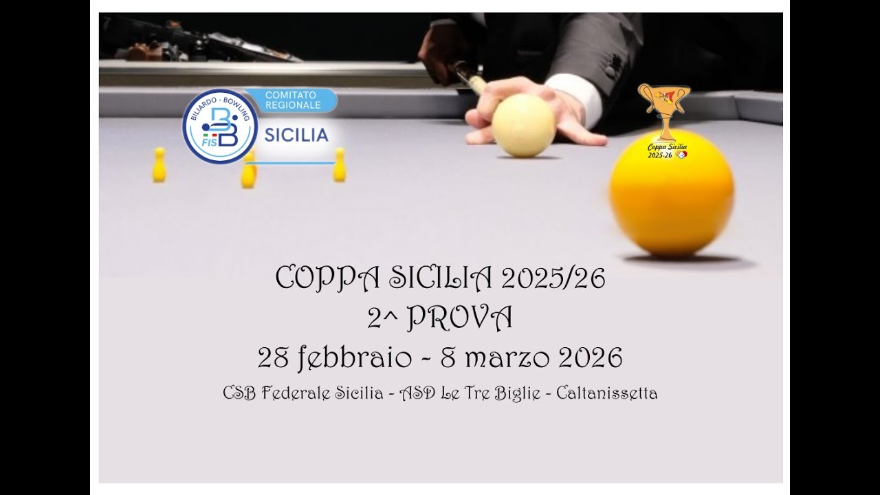 2^ PROVA COPPA SICILIA 2025/26 - PASSAMONTE D. vs MARCHETTA C.