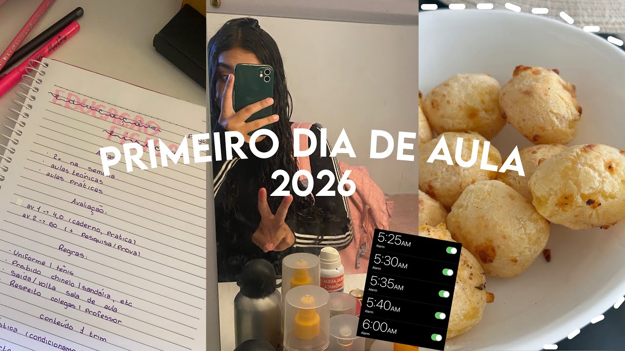 primeiro dia de aula + arrume-se comigo 🌟📚