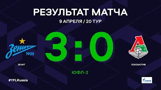 ЮФЛ-2. Зенит - Локомотив. 20-й тур. Обзор