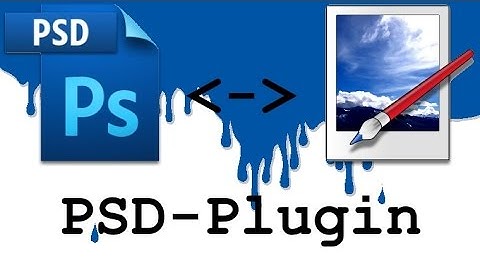 Paint.NET PSD-Plugin Photoshop Dateien öffnen mit Paint Tutorial