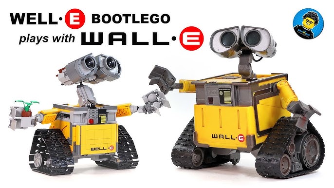 Lego Walle Robot Di Un Film Animato Di Pixar Che Esamina Il Vero Fiore Di  Tulipano Di Arancia Brillante Parete Gialla in Backgroun Fotografia  Editoriale - Immagine di sfondo, organico: 213806531